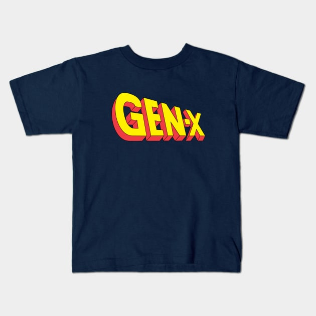 Gen-X Kids T-Shirt by Batang 90s Art